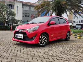 TDP 7,JT Toyota Agya 1.2 G TRD Sportivo Bensin-MT Merah 2020