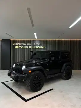 Jeep Wrangler JK Sport 3.6 AT 2013 Hitam 2Door B162D Km90rb