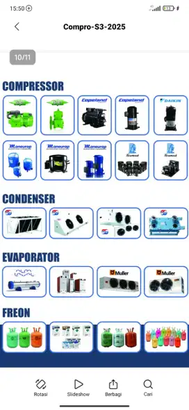 Supplier Sperpart pendingin Surabaya