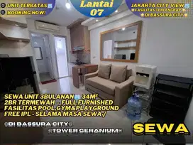 Disewakan Apartemen Fasilitas Terbaik 2BR FulFurnished Di Bassura City