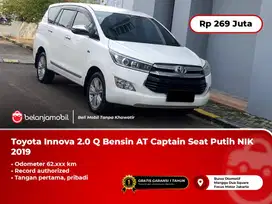 [ GARANSI 1TH ] Toyota Innova 2.0 Q Bensin AT Captainseat 2019/2020