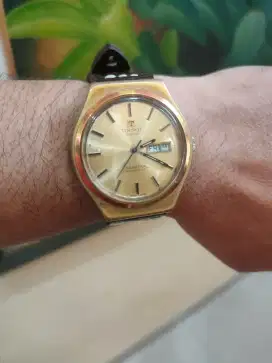 Jam Tissot Automatic mesin kuning 2571 Original kondisi Normal.