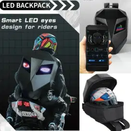 Loy Eyes Tas Punggung Mata LED Kedip Tas Biker