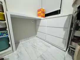 Drawer meja samping meja belajar minimalis