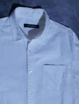 Kemeja putih Oxford mewah