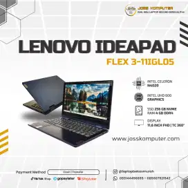 Jual laptopLENOVO IDEAPAD FLEX 3 Intel Celeron N4020 Ram 4GB