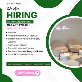 [Urgent] Lowongan Pekerjaan Beautician Eyelash dan Nail Art
