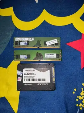 RAM digital alliance & SSD HP for PC