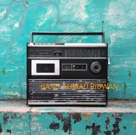 National Panasonic radio MW AM SW tape kaset pita antik jadul kuno tua