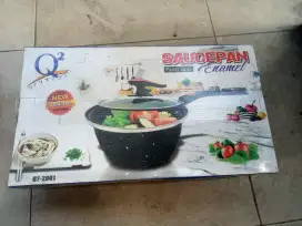 Panci susu enamel