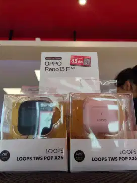 Oppo reno 13f 5g 12/256 free LOOPS TWS