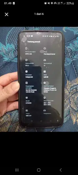 Oppo A54 6/128 (Batangan)