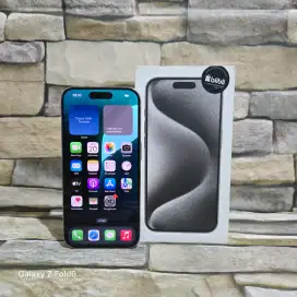 Iphone 15 Pro 128Gb BH 98% Resmi ibox Fulset segel mulus 99%
