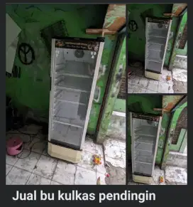 Jual bu showcase kulkas pendingin minuman ukuran tinggi merk POLYTRON
