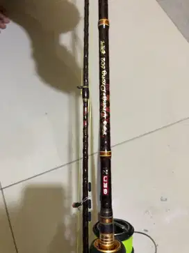 Dijual joran dan reel stradic