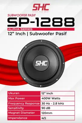Subwoofer 12inch Shc, dobelcoil