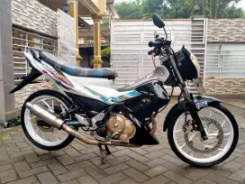 Satria F lengkap motor sehat walafiat keterangan detail dibawah
