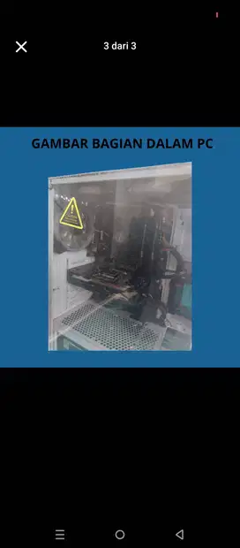 JUAL PC 1 SET + MONITOR CURVE SAMSUNG