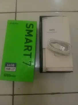 Infinix smart 7 fullset normal Masih bawaan orok