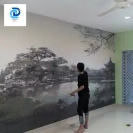 Wallpaper reguler serta custom sesuai selera utk rumah dan kantor