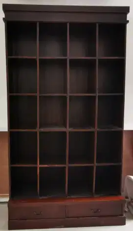 Rak  Kayu Jati dan Laci
