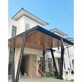 KANOPI TERAS RUMAH ATAP PLAVON MINIMALIS HARGA TERJANGKAU