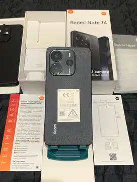 REDMI NOTE 14 NFC 8+8/128 MULUS 99% FULLSET FULL ORI