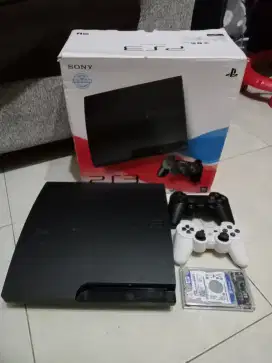 Ps 3 slim seri 30xx 450GB fullset nominus Playstation 3 ps3