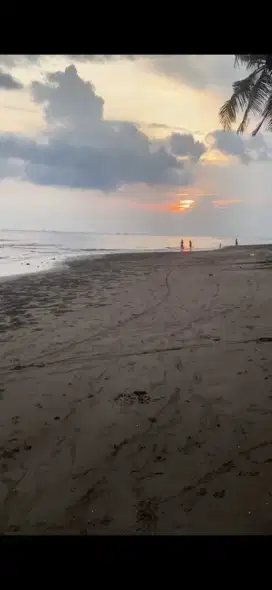 Lahan tepi pantai dengan sunset yg indah di Bali Barat