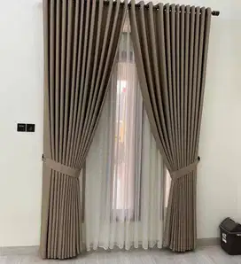 Jual & Pasang Gorden Vitrase Wallpaper Roller Blinds Korden Gordeng