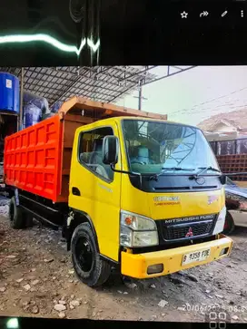 dump truk mitsubishi canter hdx 6,6 tahun 2018