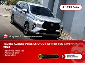 Toyota Avanza Veloz 1.5 Q CVT AT Non TSS Silver Camera360 2023/2024
