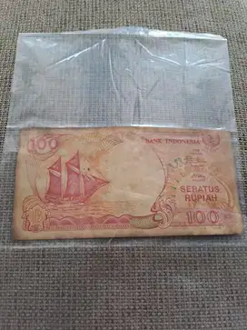 Uang kuno 100 Th 1992