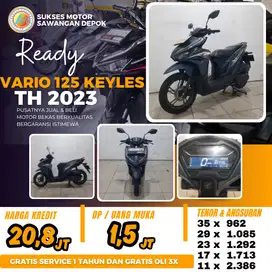 BISA CASH KREDIT HONDA NEW VARIO 125 KEYLES THN 2023 UNIT BERGARANSI