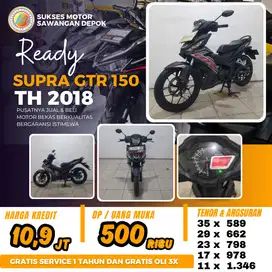 CASH KREDIT HONDA SUPRA GTR 150 THN 2018 UNIT MULUS ADA GARANSI MESIN