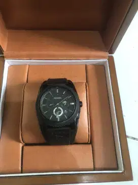 Jam tangan merk fossil tali leathers