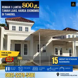 Rumah 1 lantai tanah luas dekat kampus UNPAM Pamulang