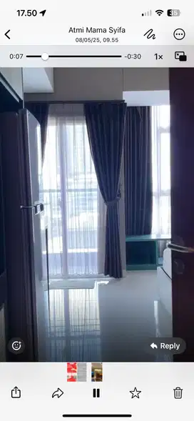 Dijual Apartemen Studio di pusat kota BSD