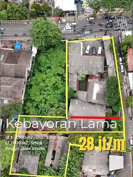 JUAL RUMAH HITUNG TANAH KEBAYORAN LAMA COCOK UNTUK LAP PADDEL