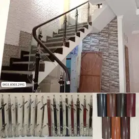 handrailing pvc tiang reling stainles tiang tangga kaca tiang stenlis