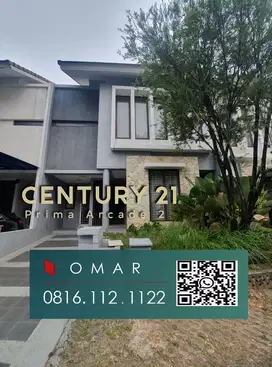 Luas 120 rumah asri di distrik discovery Conserva Bintaro 9 tangsel
