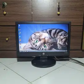 Led lcd monitor HP 16 normal segel bergaransi