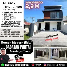 Jual rumah surabaya, Rumah Babatan Pantai, rumah minimalis modern