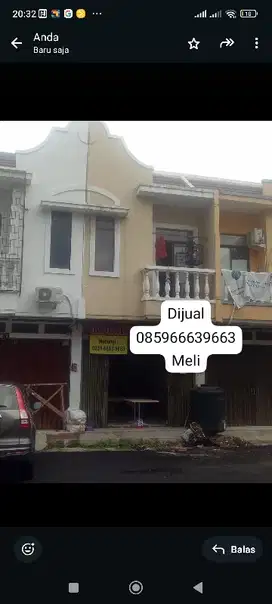 Dijual RUko ditaman Palem lestari (1000)