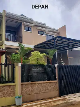 Dijual Rumah Full Furnished di Belakang Stasiun LRT Harjamukti Cibubur