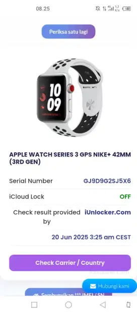Apel watch series 3