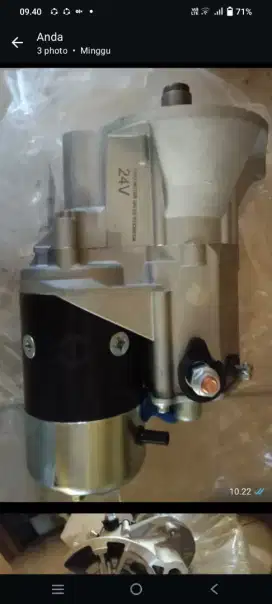 Dynamo stater hyno 24v, kondisi baru