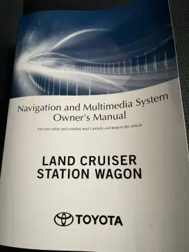 Manual book Land cruiser 2023
