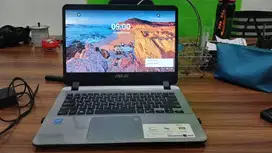 Jual Laptop Asus A407M RAM 8gb Hardisk M.2, Laminating Full Body MULUS