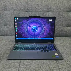 Lenovo LOQ Core i7 GEN13 RTX3050 6GB RAM 8/512GB Garansi Januari 2026